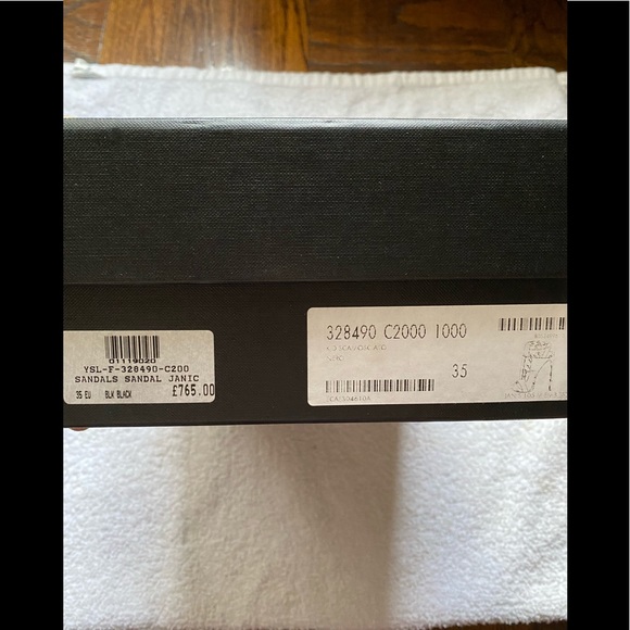 Saint Laurent Janic Heels, Suede, Black, 35 - Picture 8 of 10